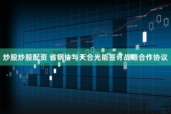 炒股炒股配资 省钢协与天合光能签订战略合作协议