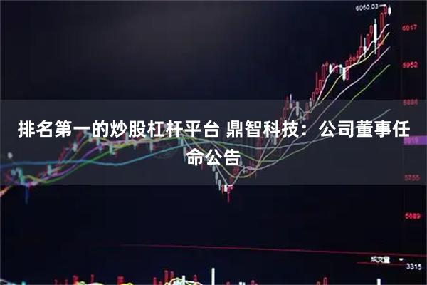排名第一的炒股杠杆平台 鼎智科技：公司董事任命公告
